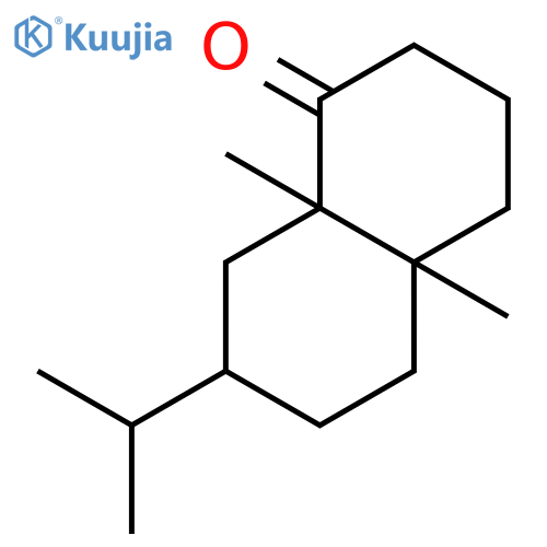 (4aR,7S,8aS)-4a,8a-dimethyl-7-(propan-2-yl)octahydronaphthalen-1(2H)-one structure