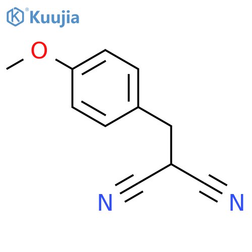 2-(4-Methoxybenzyl)malononitrile structure