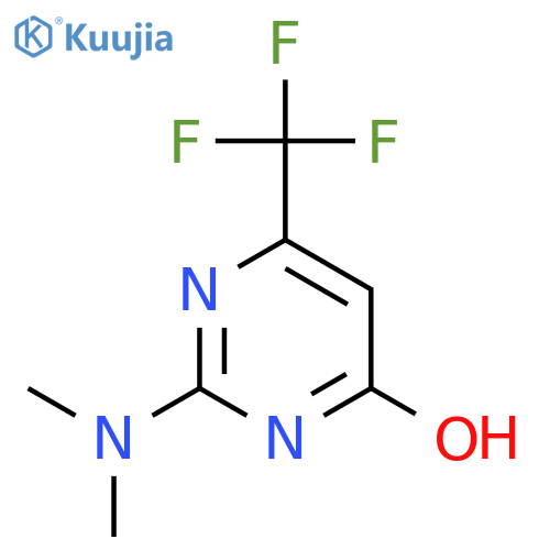 2-(Dimethylamino)-6-(trifluoromethyl)-4-pyrimidinol structure