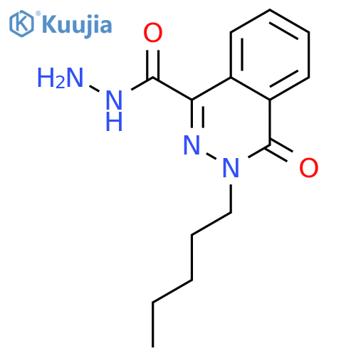 4-oxo-3-pentyl-3,4-dihydrophthalazine-1-carbohydrazide structure