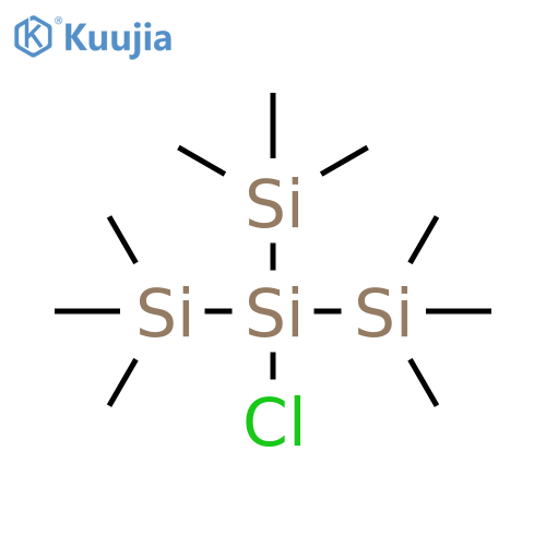 Chlorotris(trimethylsilyl)silane structure