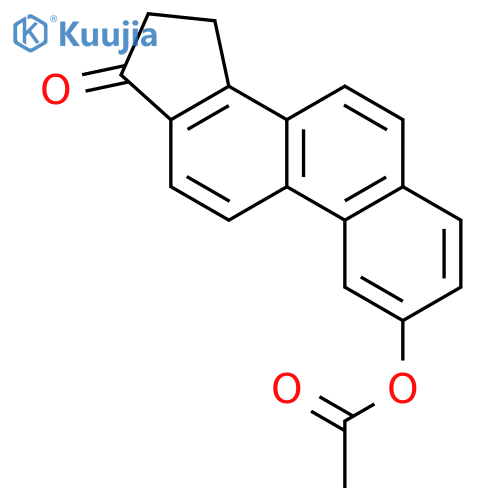 17-oxogona-1,3,5(10),6,8,11,13-heptaen-2-yl acetate structure