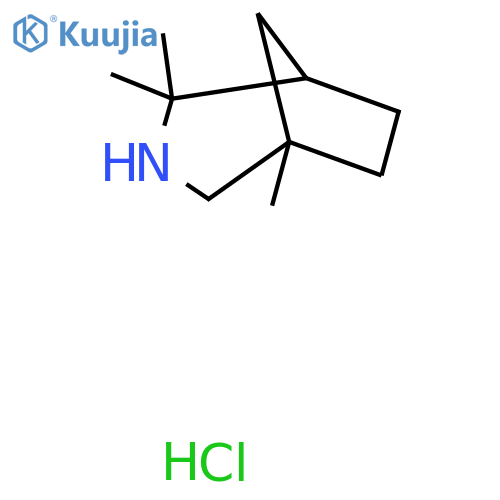 1,4,4-trimethyl-3-azabicyclo3.2.1octane hydrochloride structure