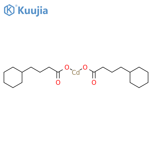 cadmium bis(4-cyclohexylbutyrate) structure