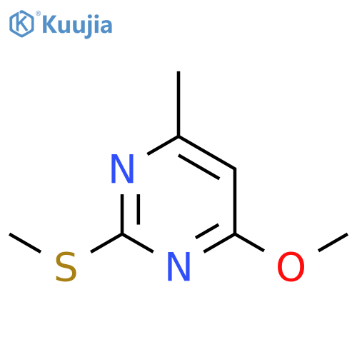 4-Methoxy-6-methyl-2-(methylthio)pyrimidine structure