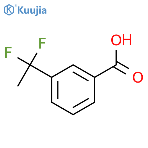 3-(1,1-difluoroethyl)benzoic acid structure
