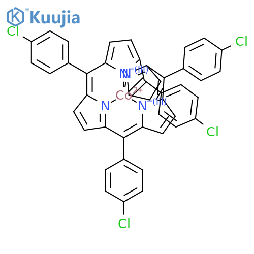 meso-Tetrakis(4-chlorophenyl)porphyrin-Co(II) structure