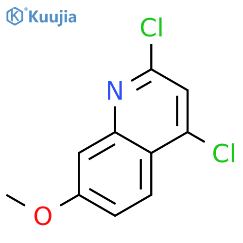 2,4-dichloro-7-methoxy-quinoline structure