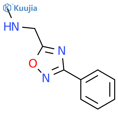 Methyl-(3-phenyl-1,2,4oxadiazol-5-ylmethyl)amine structure