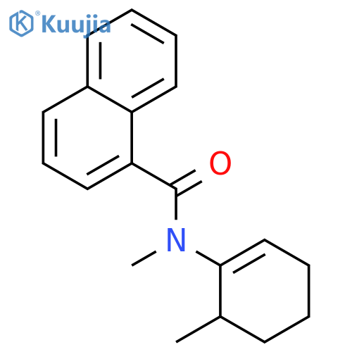 1-Naphthalenecarboxamide, N-methyl-N-(6-methyl-1-cyclohexen-1-yl)- structure