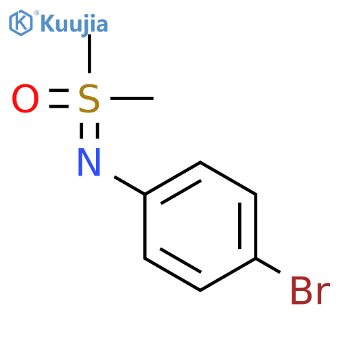 [(4-bromophenyl)imino]dimethyl-λ?-sulfanone structure