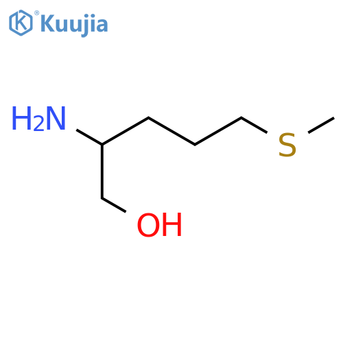 2-amino-5-(methylsulfanyl)pentan-1-ol structure