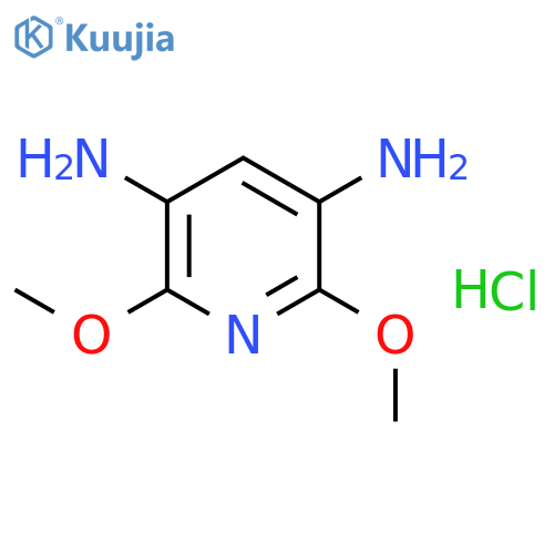 2,6-Dimethoxypyridine-3,5-diamine Dihydrochloride (>90%) structure