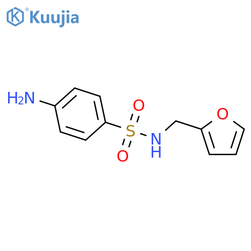 4-Amino-N-(furan-2-ylmethyl)benzene-1-sulfonamide structure