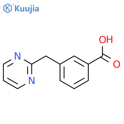 3-(2-Pyrimidinylmethyl)benzoic acid structure