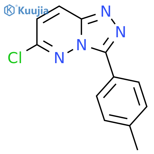 6-Chloro-3-(4-methylphenyl)-[1,2,4]triazolo[4,3-b]pyridazine structure