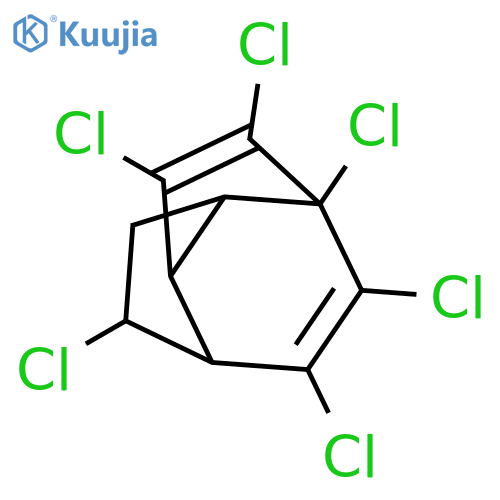 1,4-Ethenopentalene,1,2,3,5,7,8-hexachloro-1,3a,4,5,6,6a-hexahydro-, (1R,3aS,4S,5S,6aS)-rel- (9CI) structure