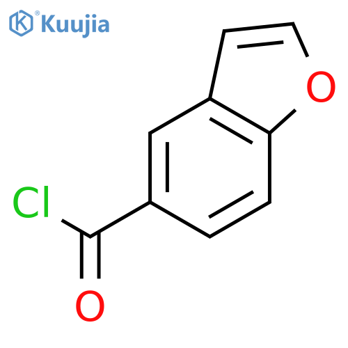 1-BENZOFURAN-5-CARBONYL CHLORIDE structure