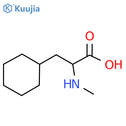 3-Cyclohexyl-2-(methylamino)propanoic acid structure