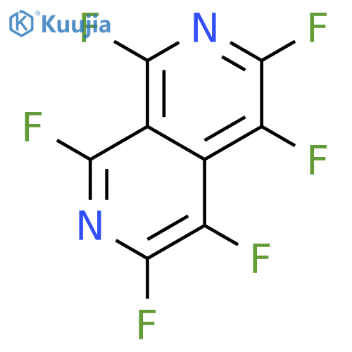 2,7-Naphthyridine,1,3,4,5,6,8-hexafluoro- structure