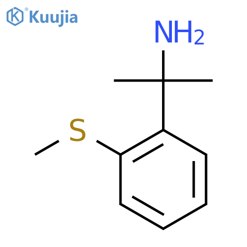 2-2-(methylsulfanyl)phenylpropan-2-amine structure