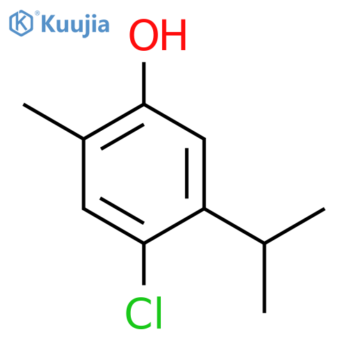 4-Chloro-5-isopropyl-2-methylphenol structure
