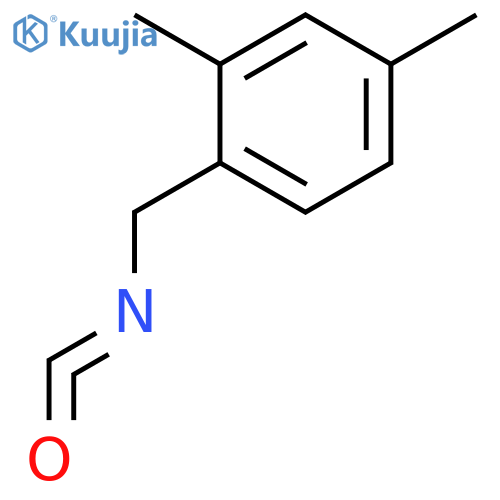 1-(isocyanatomethyl)-2,4-dimethylbenzene structure