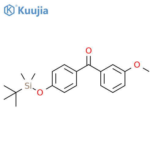 Methanone,[4-[[(1,1-dimethylethyl)dimethylsilyl]oxy]phenyl](3-methoxyphenyl)- structure