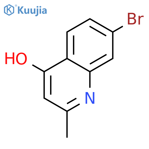 7-Bromo-4-hydroxy-2-methylquinoline structure