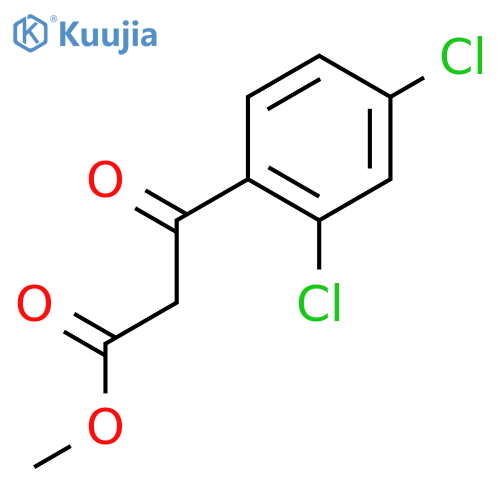 Methyl 3-(2,4-dichlorophenyl)-3-oxopropanoate structure