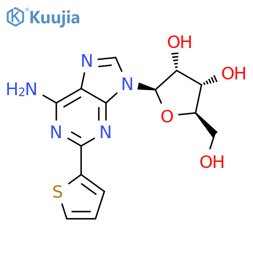 Adenosine, 2-(2-thienyl)- structure