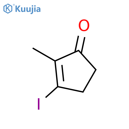 2-Cyclopenten-1-one, 3-iodo-2-methyl- structure