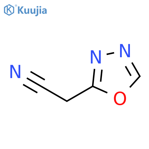 1,3,4-OXADIAZOL-2-YLACETONITRILE structure
