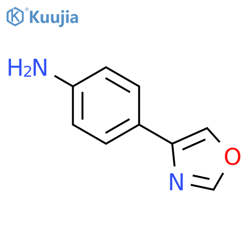 Benzenamine, 4-(4-oxazolyl)- structure