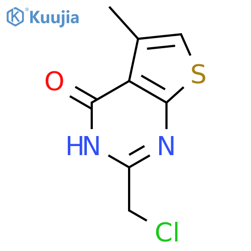 2-(chloromethyl)-5-methylthieno2,3-dpyrimidin-4(3H)-one structure