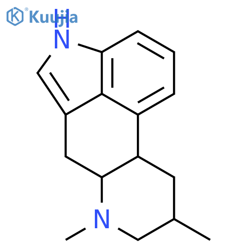 (8beta)-6,8-dimethylergoline structure