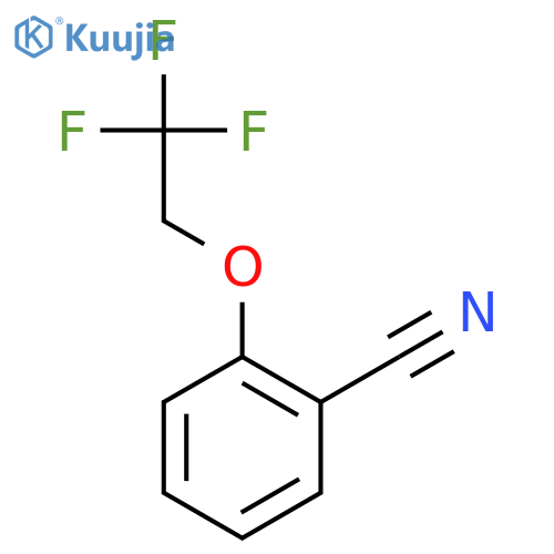 2-(2,2,2-trifluoroethoxy)benzonitrile structure