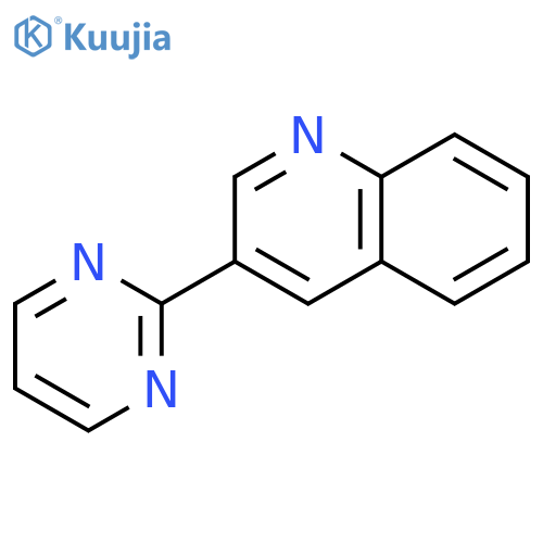 Quinoline, 3-(2-pyrimidinyl)- structure