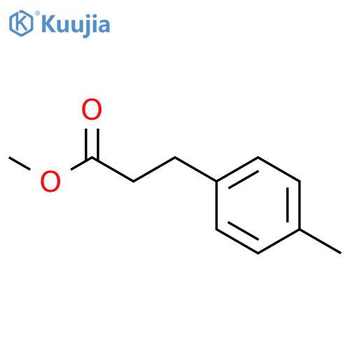 4-Methyl-benzenepropanoic acid methyl ester structure