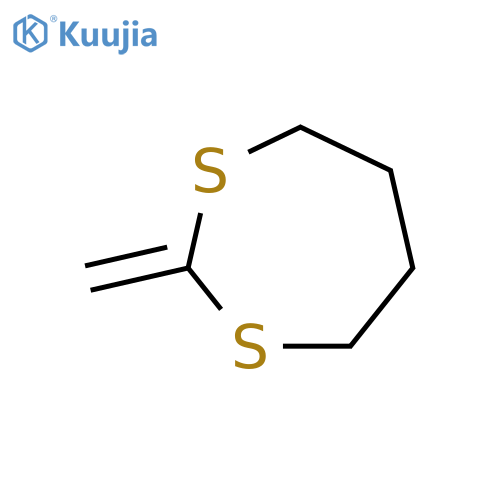 1,3-Dithiepane, 2-methylene- structure