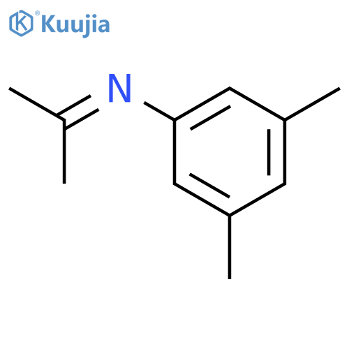 Benzenamine, 3,5-dimethyl-N-(1-methylethylidene)- structure