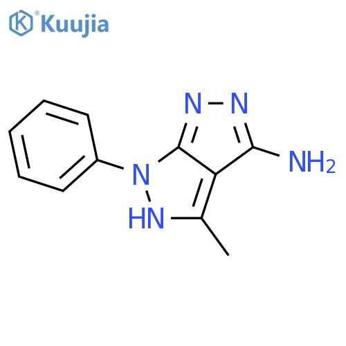 4-methyl-6-phenyl-5H,6H-1,2diazolo3,4-cpyrazol-3-amine structure