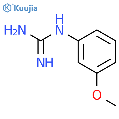 N-(3-methoxyphenyl)guanidine structure