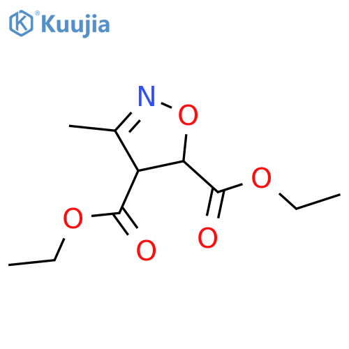 4,5-ISOXAZOLEDICARBOXYLIC ACID, 4,5-DIHYDRO-3-METHYL-, DIETHYL ESTER structure