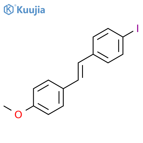 Benzene, 1-iodo-4-[(1E)-2-(4-methoxyphenyl)ethenyl]- structure