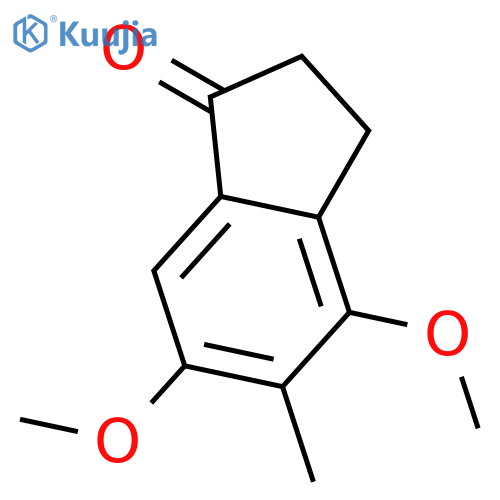 4,6-dimethoxy-5-methyl-2,3-dihydro-1H-inden-1-one structure