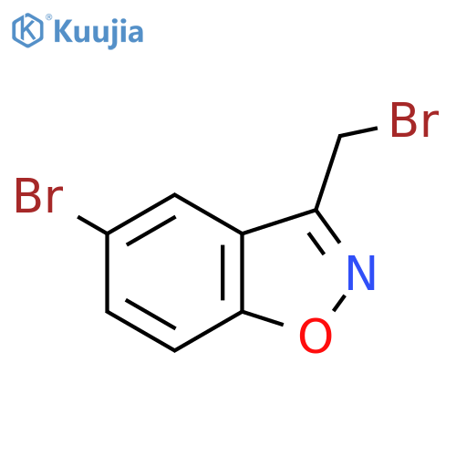 5-bromo-3-(bromomethyl)benzo[d]isoxazole structure