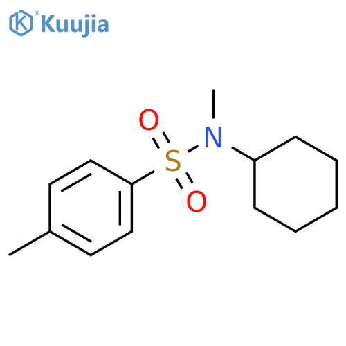 N-cyclohexyl-n-methyl-4-toluenesulfonamide structure