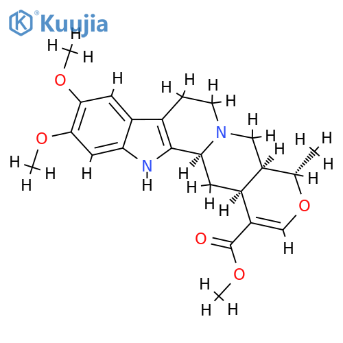 methyl (19α,20α)-16,17-didehydro-10,11-dimethoxy-19-methyloxayohimban-16-carboxylate structure