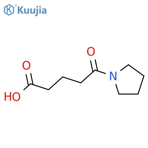 5-oxo-5-(pyrrolidin-1-yl)pentanoic acid structure